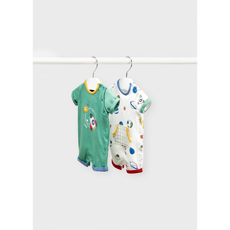 Mayoral Set 2 pigiami corti neonato art.01642-029